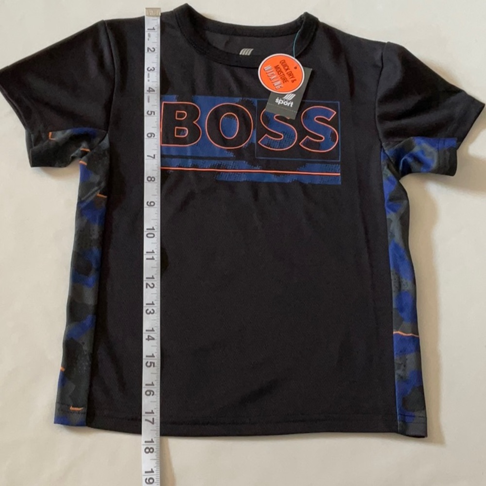 The children place toddlers kids graphic mesh performance top black siz… - Picture 3 of 6